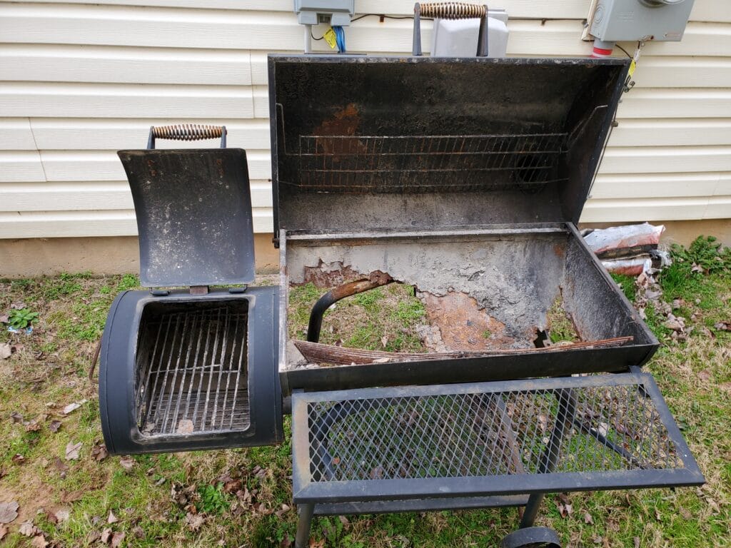 a grill that was not loved